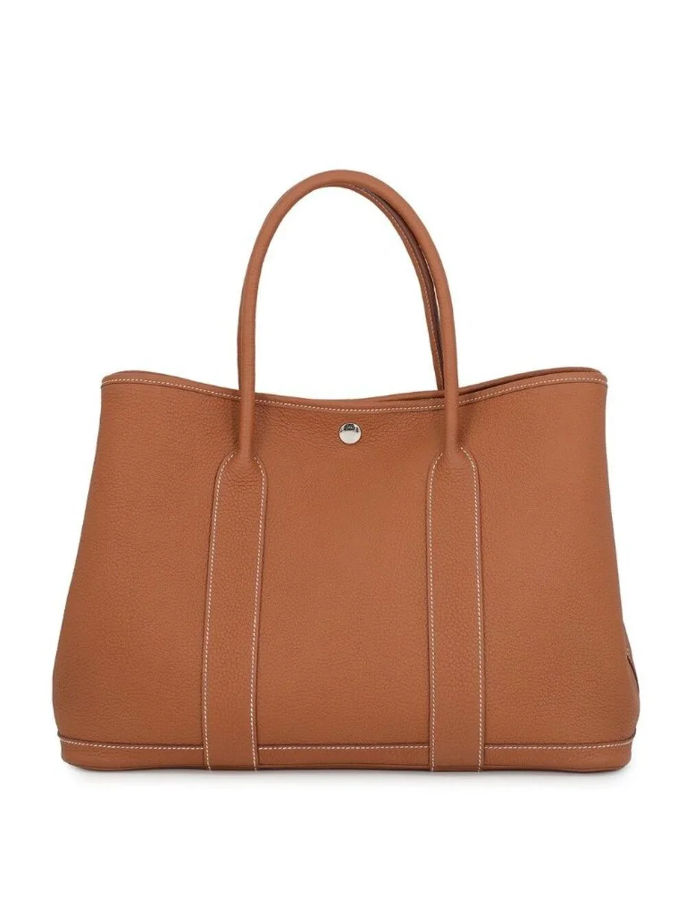 Hermes Tote Garden Party PM Gold Silver Negotiating